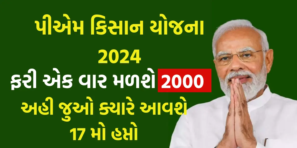 PM Kisan 17th Installment 2024: ફરી એક વાર મળશે 2000, અહી જુઓ ક્યારે આવશે 17 મો હપ્તો