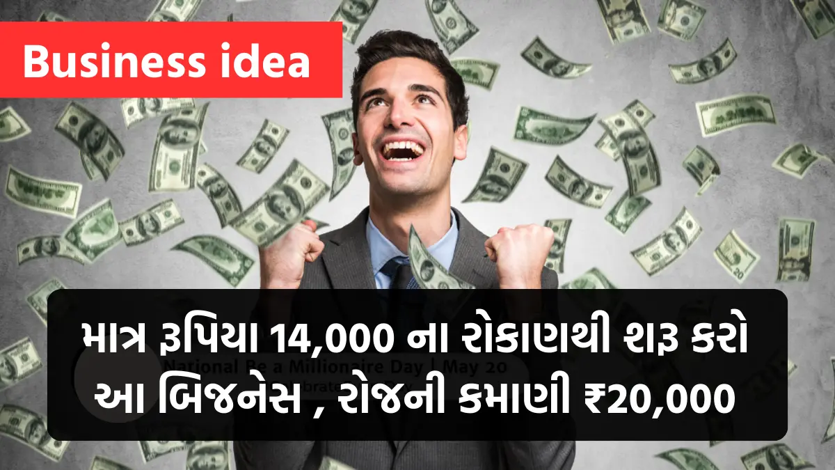 Business Ideas: માત્ર રૂપિયા 14,000 ના રોકાણથી શરૂ કરો આ બિજનેસ , રોજની કમાણી ₹20,000