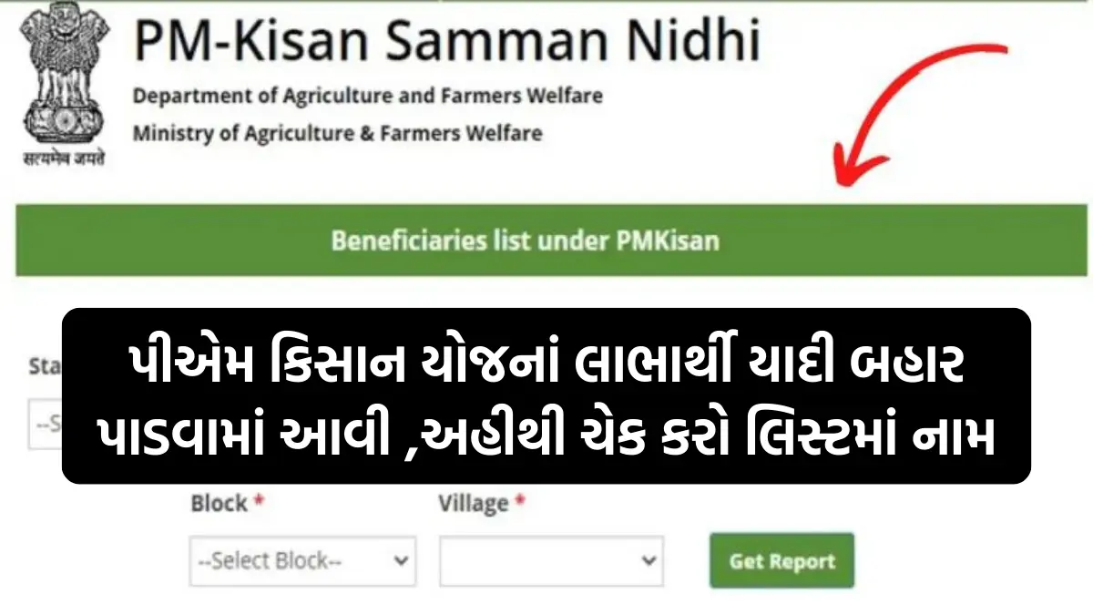 pm kisan labharthi suchi 2024: પીએમ કિસાન યોજનાં લાભાર્થી યાદી બહાર પાડવામાં આવી ,અહીથી ચેક કરો લિસ્ટમાં નામ