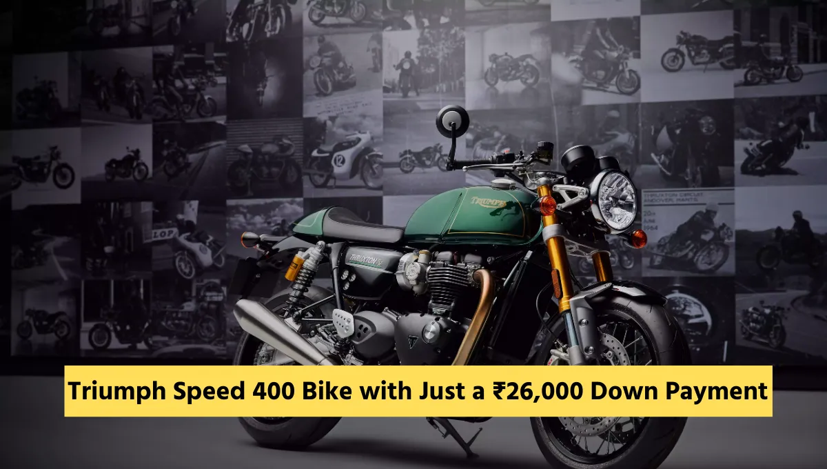 Bring Home the Powerful Triumph Speed 400 Bike with Just a ₹26,000 Down Payment